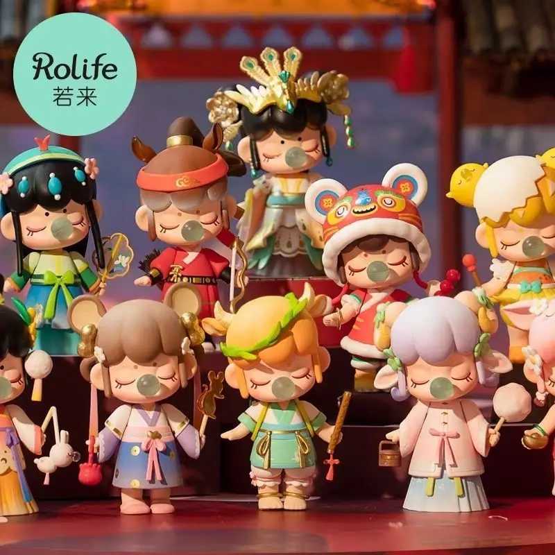 Real Rolifeed Nanci Chinese Zodiac Series Blind Box Characters Cute Model Doll Desktop Decoration Childrens Toy Gift Collection X2503271