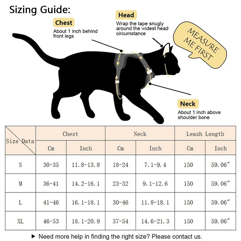 Fashion Reflective Cat Harness and Leash Sets Breathable Mesh Pet Harnesses for Small Dogs Cats Kitten Accessories collier chat 250326