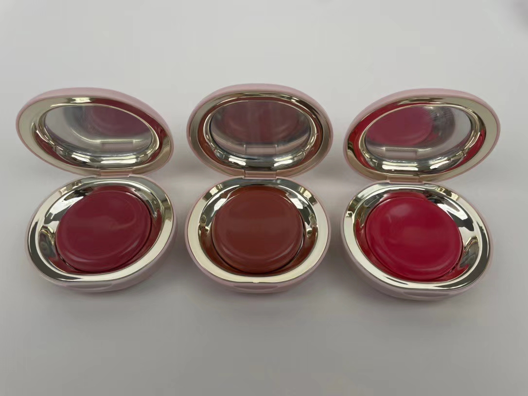 Wholesale 6pcs/lot New Makeup Cheek Powder Blusher Cream 5g Natural Brightening Highlighter Waterproof Face Contour Long Lasting Palette +GIFT