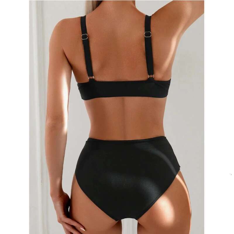 Push Up Bikini Set Swimsuit Two Pieces High Waist Backless Swimwear Women Summer Bathing Suits