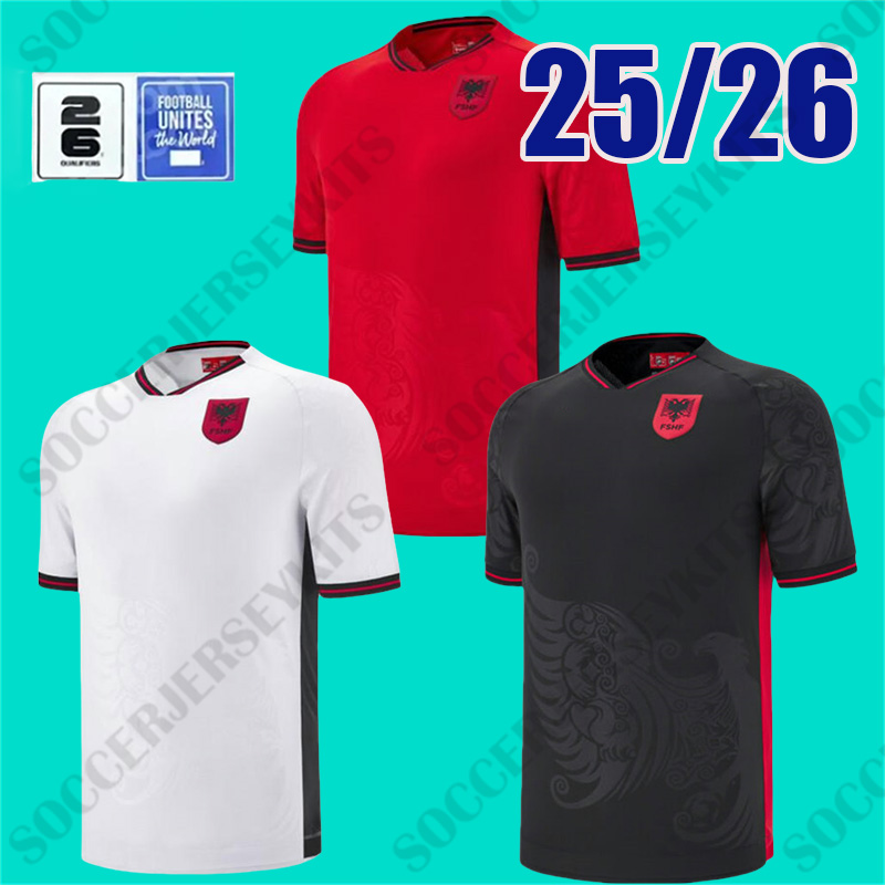 2025 Albania Soccer Jerseys Men's National Football Team Kits home world cup tops jerseys kids player version