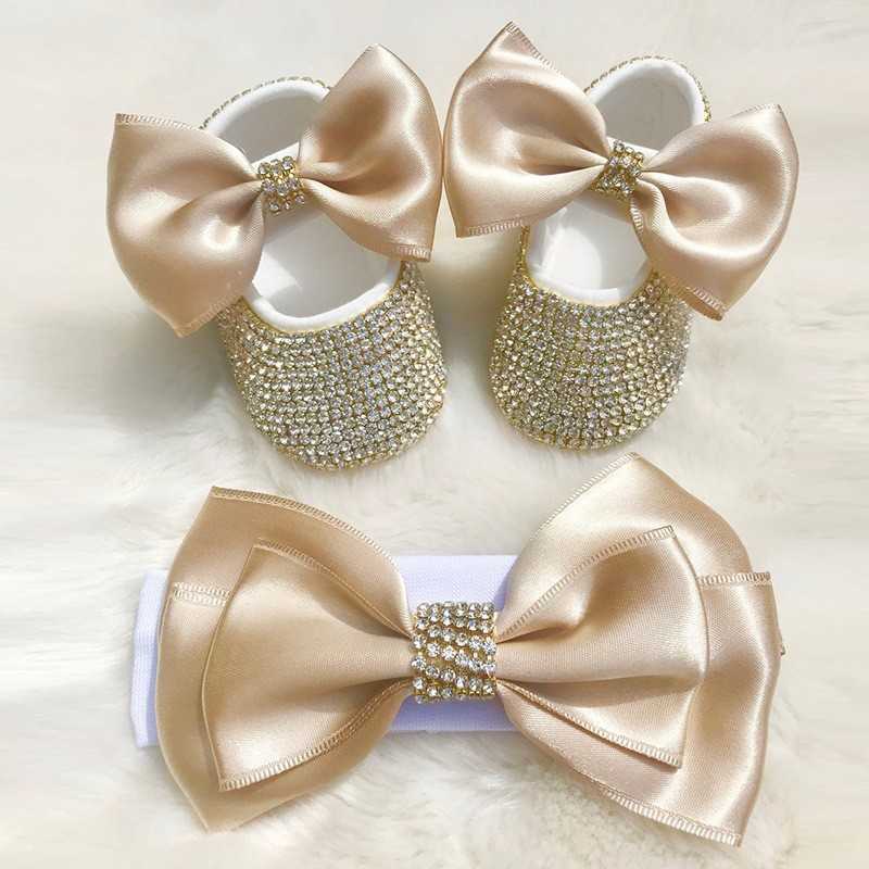 Dollbling Luxury Diamond Baby Shoes Pacifier Set Red and Blue Set Kindergarten Gift Little Girls First Birthday Shoes Photography X250129