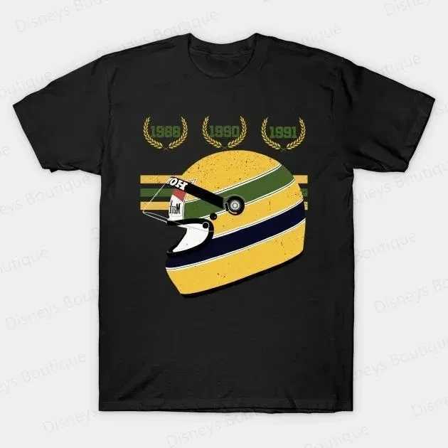 Brand new Arriavl retro Brazilian Senna F1 Legend summer T-shirt same short sleeved top suitable for adult/child pull-outXJ250328
