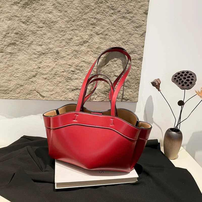 2025 High Quality PU Large Capacity Handbag Solid Color Popular Fashion Shoulder Bag Z250328