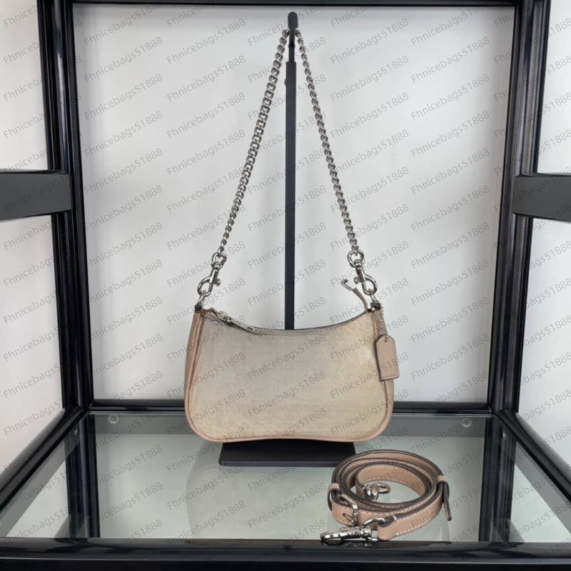 New Designer crossbody bags women Chain bag Hot hobos purses Top Quality handbag leather underarm shoulder bag cross body bag gold chain purse mini wallet bag