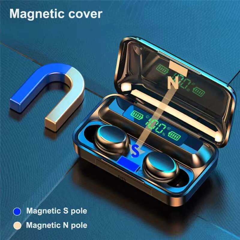 Original Factory F9-5 Waterproof Tws Mini Earbud & In-ear Headphones Portable Wireless Earphone Power Bank for xiaomi Phone