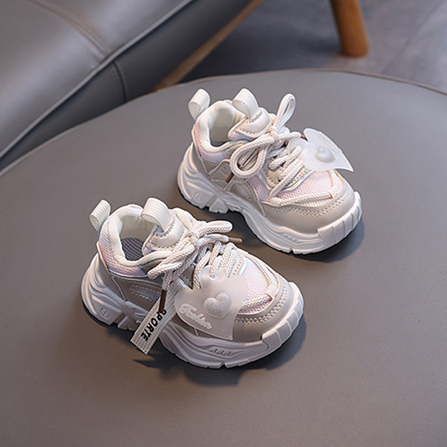 2025 Kids Running Sport Shoes Children Mesh Breathable Infant Fashion Happysteps Girls Tennis Winter Autumn Sneakers Shoes Sizes US5.5C-US4Y H0052