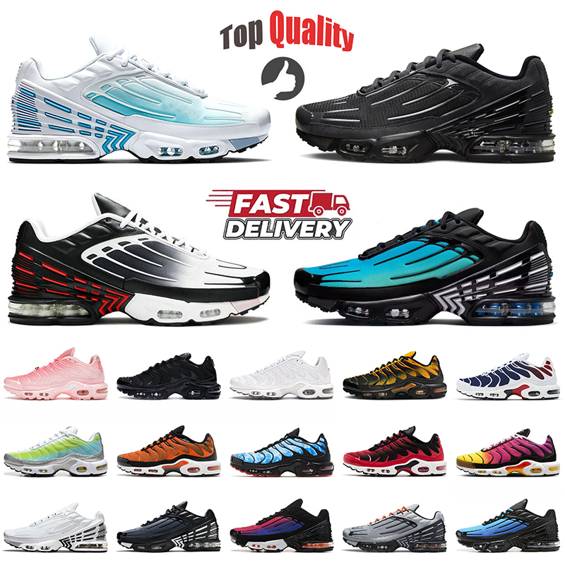Top Quality Laser Blue White Black Tn3 Running Shoes TN Plus Unity Tnplus Atlanta Rose Tns Terrascape Tnss Utility Chaussure Women Mens Trainers Big Size 12 Sneakers