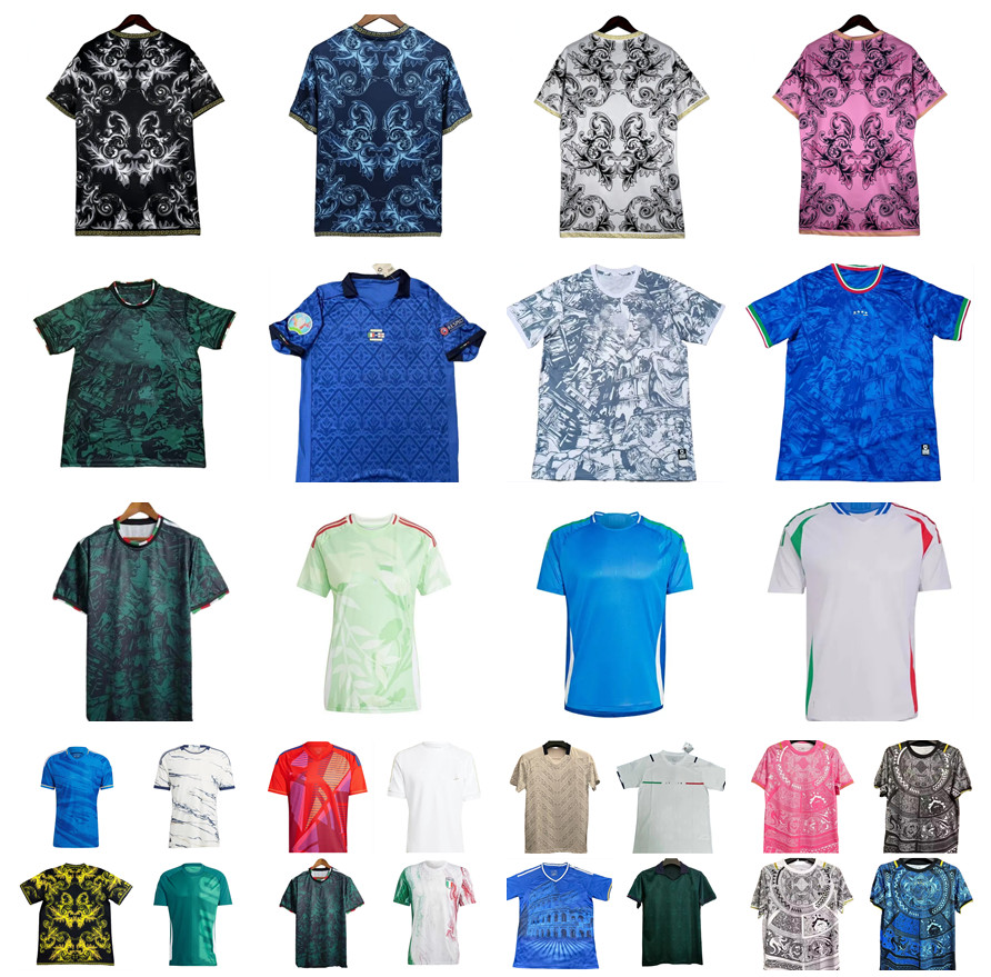 20 21 22 23 24 25 26 Italia CHIESA Soccer Jerseys 2025 2026 Italys National Team INSIGNE BARELLA PELLEGRINI BELOTTI BONUCCI IMMOBILE BELOTTI Special football shirt