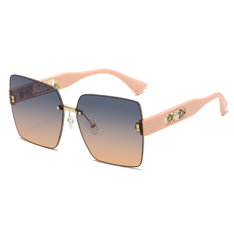free shipping designer Sunglasses for woman and men Anti-UV outdoor vintage Rimless Adumbral