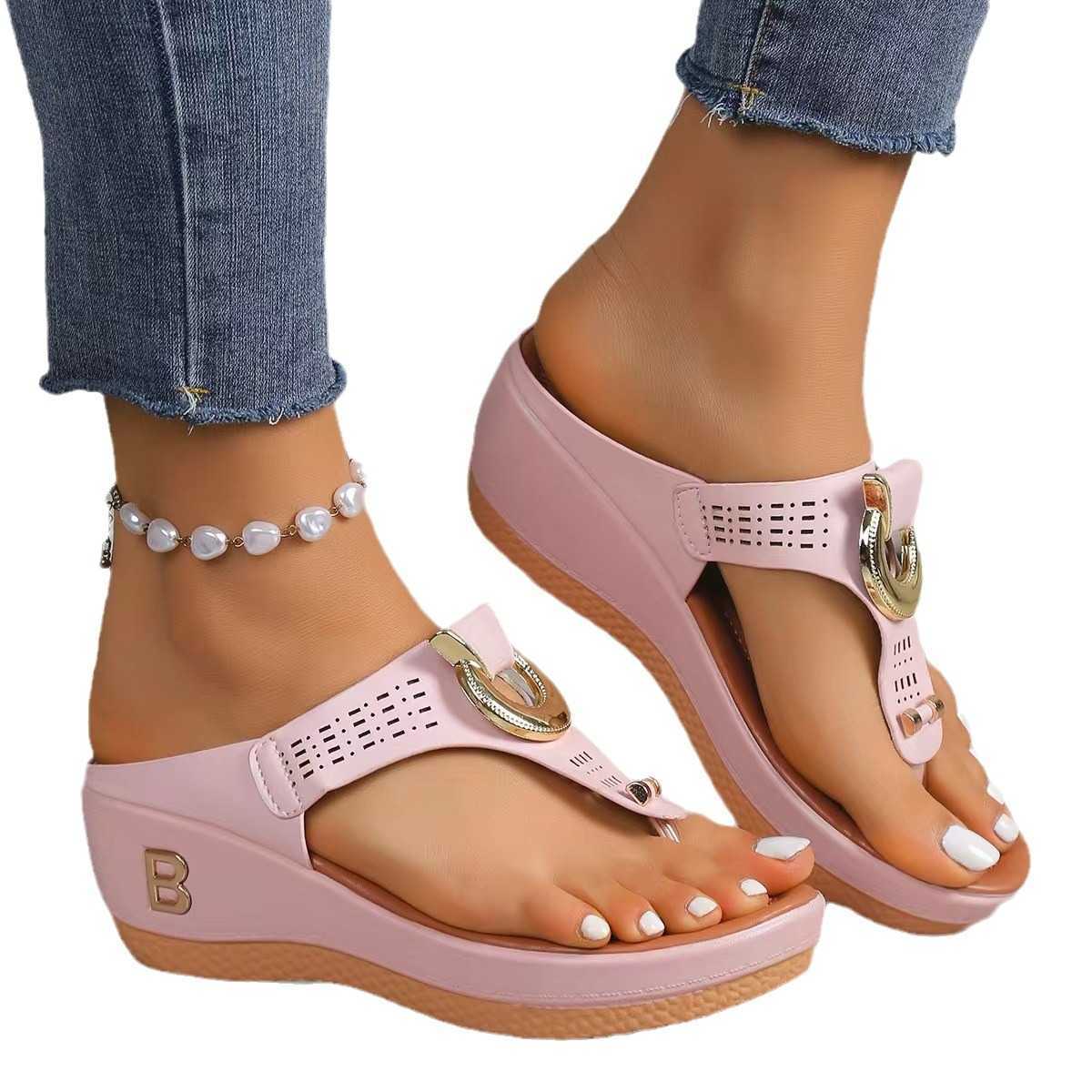 Red soled shoes, slippers, sandals, sports shoes, boots Beach Flip Flops