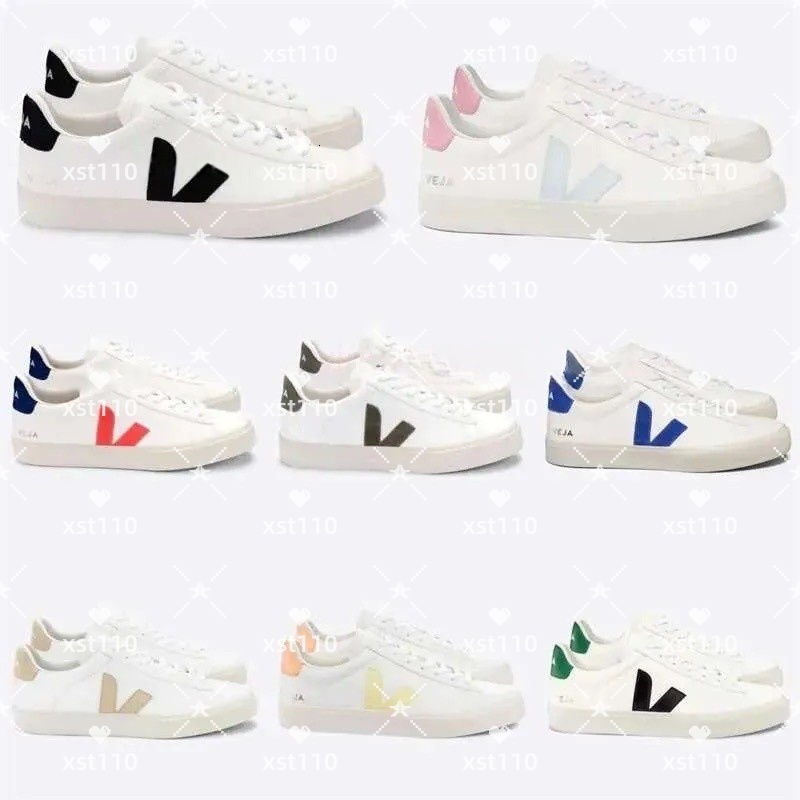 2025 New Shoes French Brazil Green Low-carbon Life V Organic Cotton Flats Platform Sneakers Women Casual Classic White Designer Shoes Mens Loafers 36-45 K1TOP66