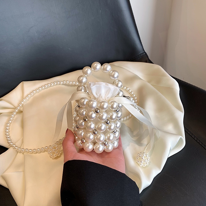 Free shipping New children's bag Fashion Girls Baby Handbag Girls everything Pearl chain crossbody bag