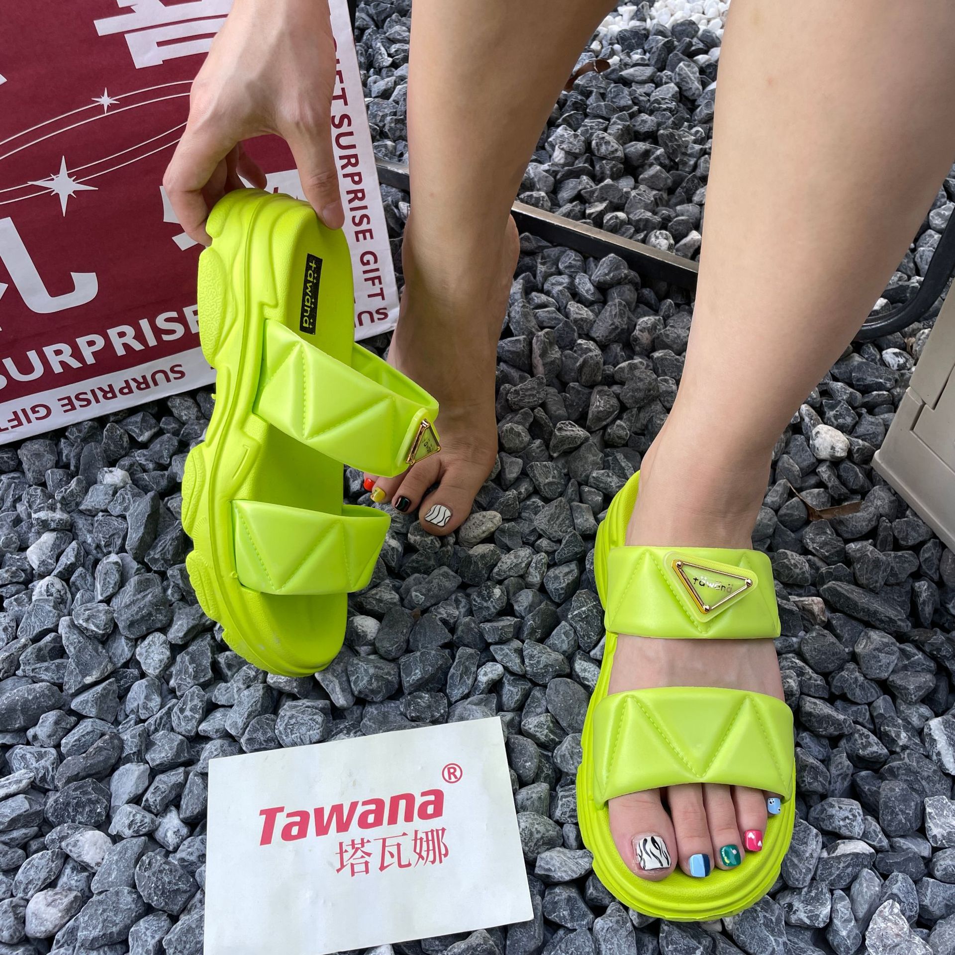 free shipping designer sandals slippers slides women womens black pink rose khaki green white indoor outdoor casual shoe trainers sneakers 2025