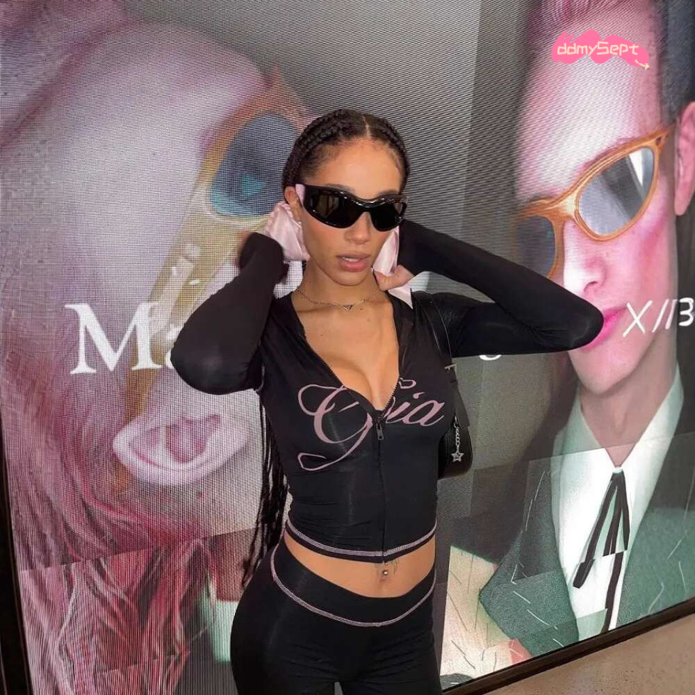 2 Piece Women Outfit Winter 2024 Trend Elegant Warm Suit Vintage Sports Y2k Trouser Sets Large Yoga I.Am.Gia Tracksuit Set ddmySept