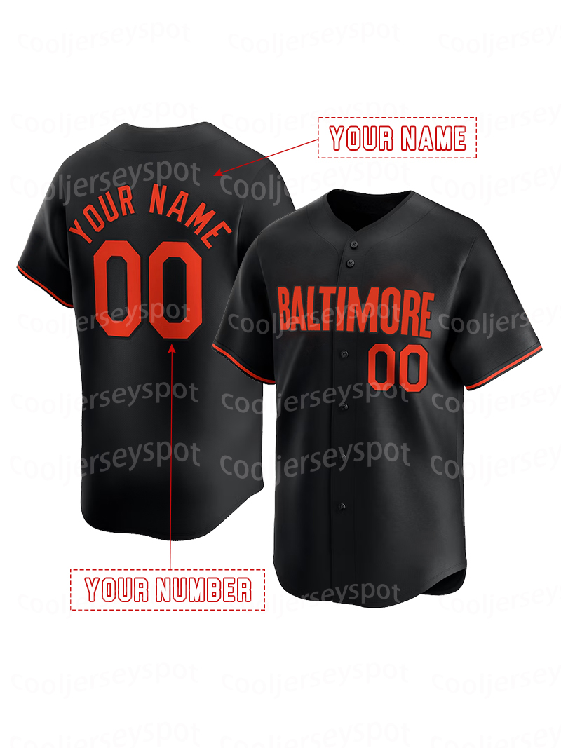 Custom 35 Adley Rutschman Baseball Jersey Colton Cowser Gunnar Henderson Jackson Holliday Westburg Cedric Mullins Felix Bautista BaltimoreJerseys