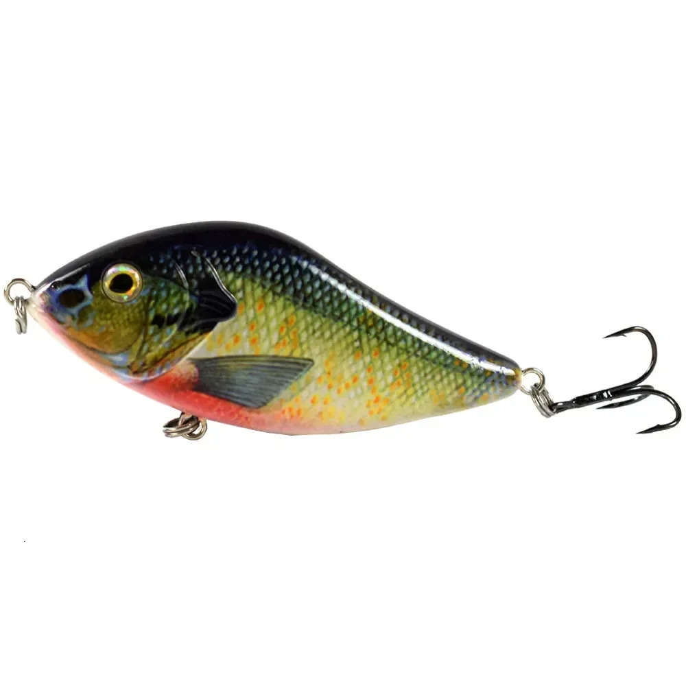 Slider Swim Action Hard 70/100MM 14.5G/45G Body Jerk Bait Slow Sinking Jerkbait Fishing Lure Pike Musky Fishing Stream 250328