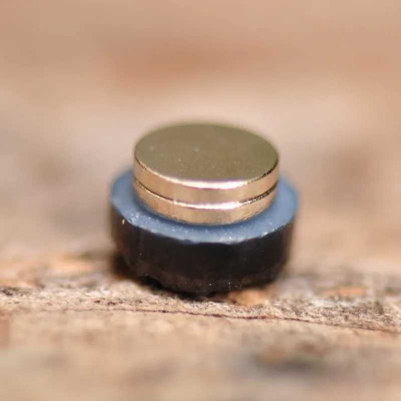 1 pair of crystal strong magnetic earring clip earrings suitable for male and female punk round zircon magnetic earrings no perforated jewelryXJ250327