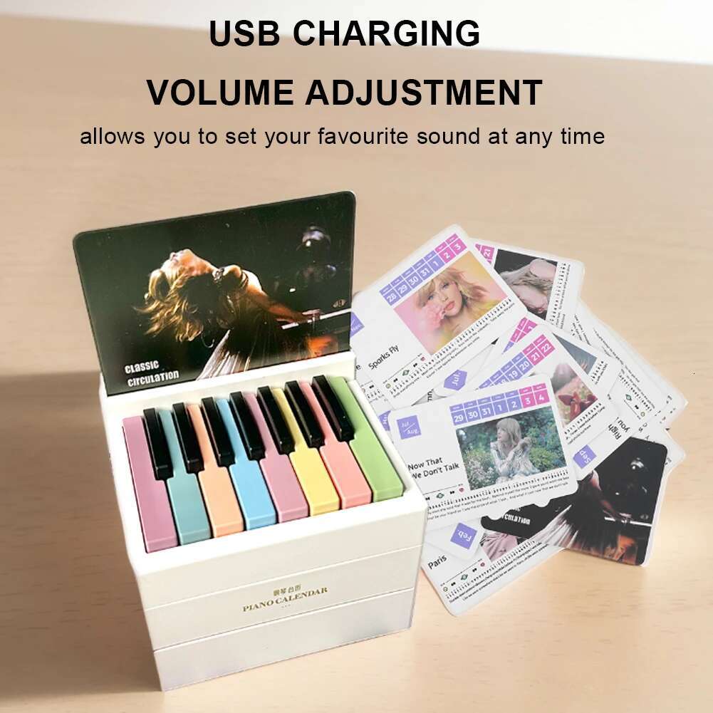 Taylor Music Sheets Toy Desktop Peripheral Ornaments Desk Mini Piano Calendar Gift For Fans