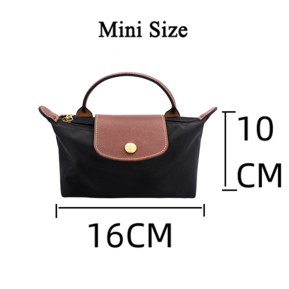 Long Designer Mini Hobos Short Handle Button Zipper Open and Close Recycled Canvas Patchwork Leather Trim Strap Lightweight Durable Clutch Crossbody B