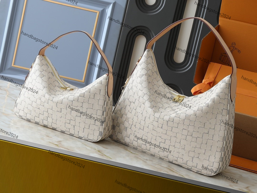 Designer Slouchy Medium Handbag Women's Classic Monograms Canvas Handbag GM MM Genuine Leather Commuter Bag Can Hold 13 inch Laptop Bag Fash