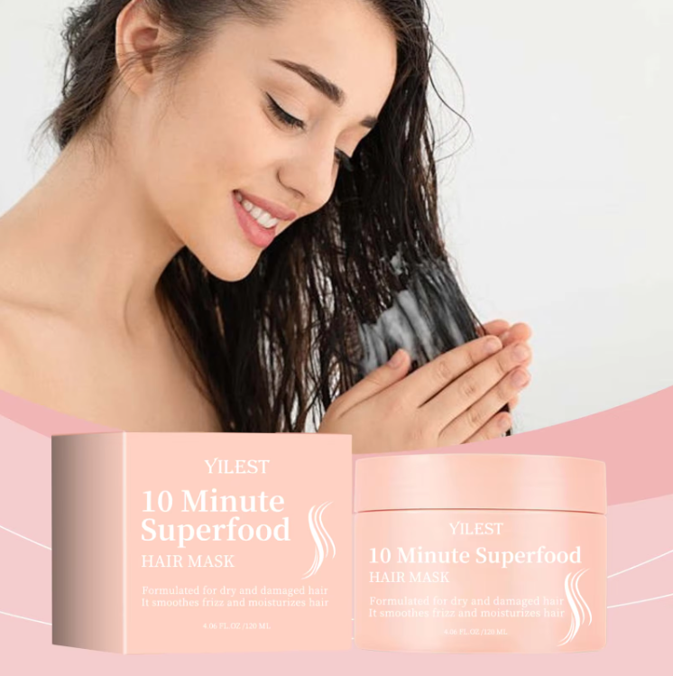10-Minute Superfood Hair Care Cream 120ML Hair Mask Treatment For Deep Care Moisturizing & Hydration Repairing