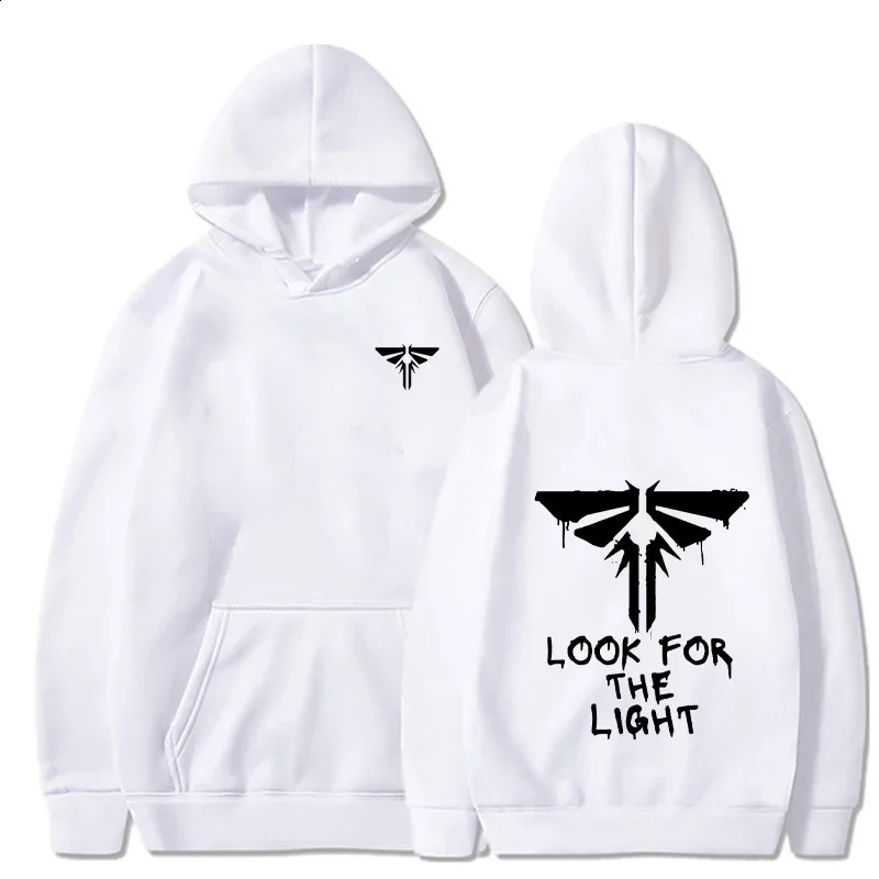 2025 Mens Womens Fashion Casual Warm Long Sleeve Top The Last of Us Look for The Light Firefly Pattern Hooded Sweatshirt 250324 - view 7