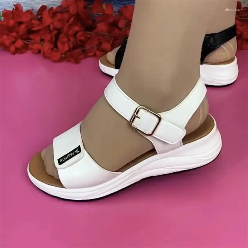 Sandals Cresfimix Women Fashion Sweet Light Weight White Anti Skid Peep Toe Shoes Lady Casual Elegant Black Home Slippers 354 zhanyishengli