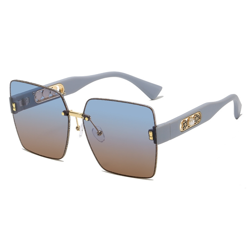 free shipping designer Sunglasses for woman and men Anti-UV outdoor vintage Rimless Adumbral
