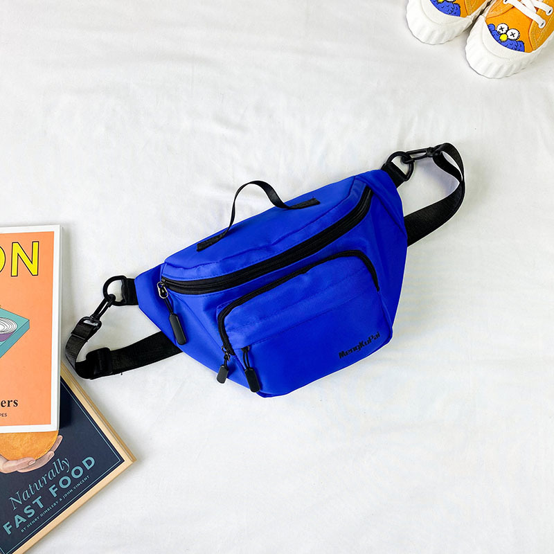 Children's crossbody bag new simple chest bag large capacity all casual Korean version of pocket bag