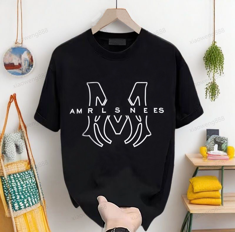 Summer men and women fashion new T-shirt top brand designer European and American style round neck short sleeve luxury clothing cotton casual T-shirt