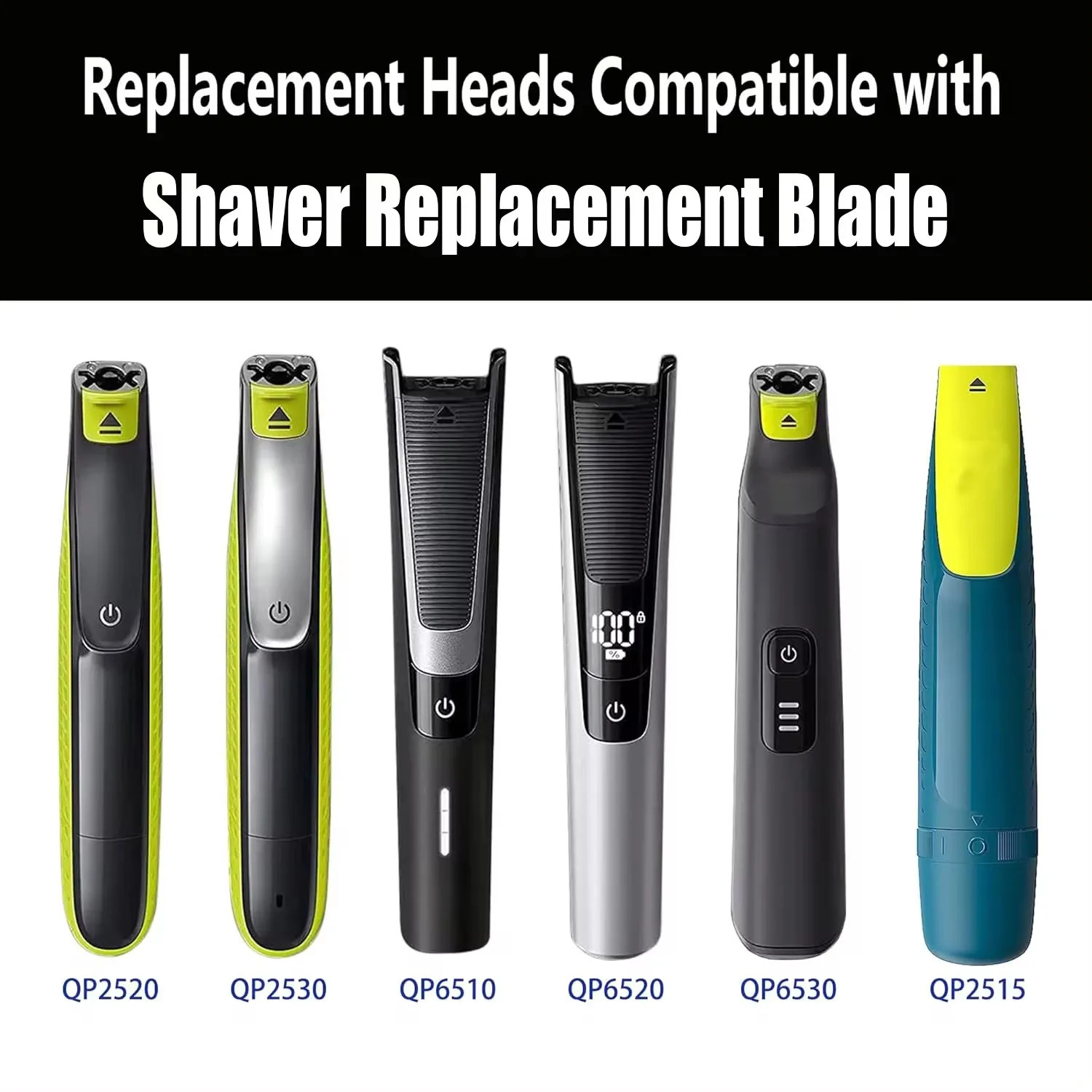 KVIFO Comb Hair Trimmer for One blade Replacement Blade Beard Shaver Head Trimmer QP2520 QP2530 QP2630 QP6510 QP6520 QP2523 250328