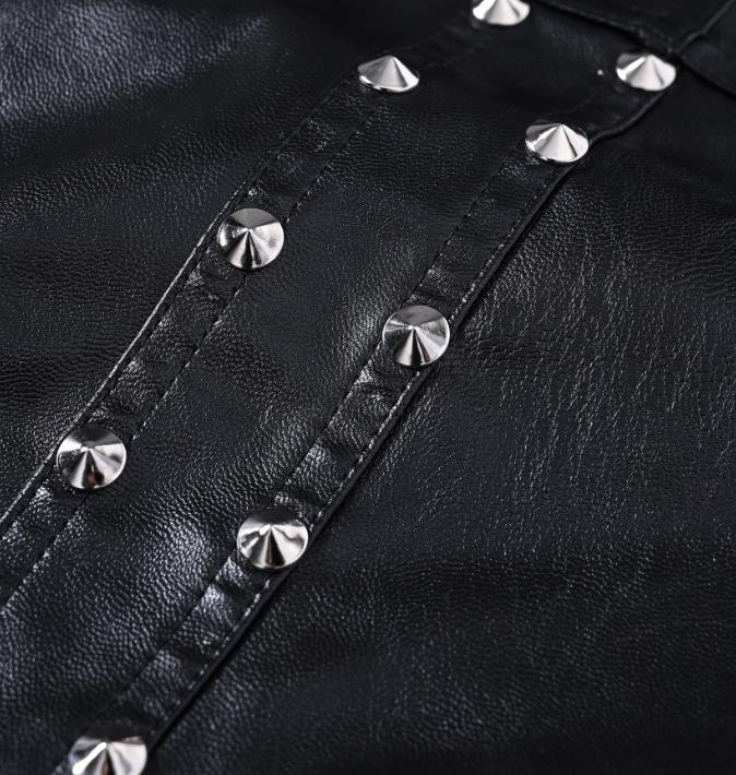 Fashion men's spring summer autumn waistcoat Korean version slim handsome rivet sleeveless vest back heart fashion clip