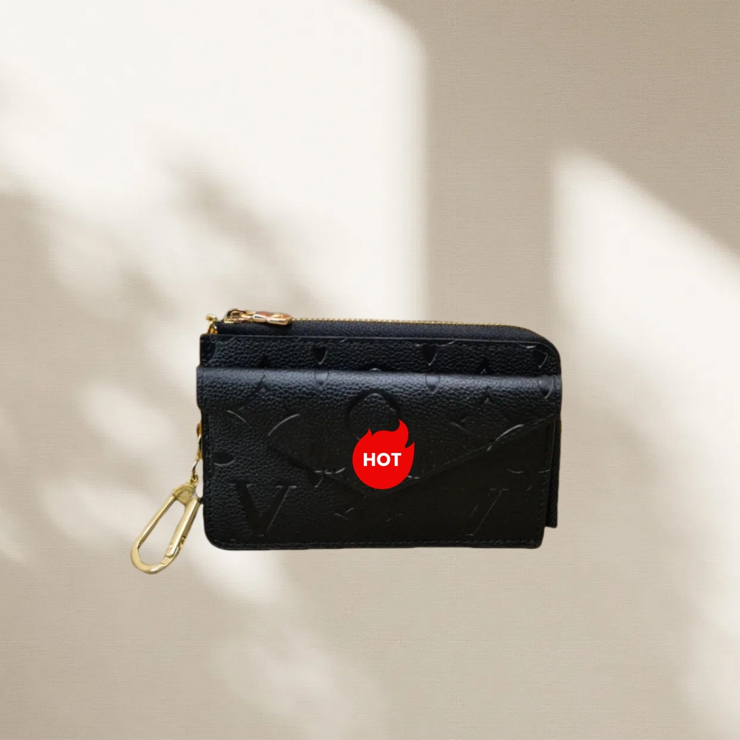 Classical Designers Womens Designer Wallets Luxurys Recto Verso Coin Purse Embossed Flower Letter Card Holder Female Fashion Envelope Small Clutch Bag No Box