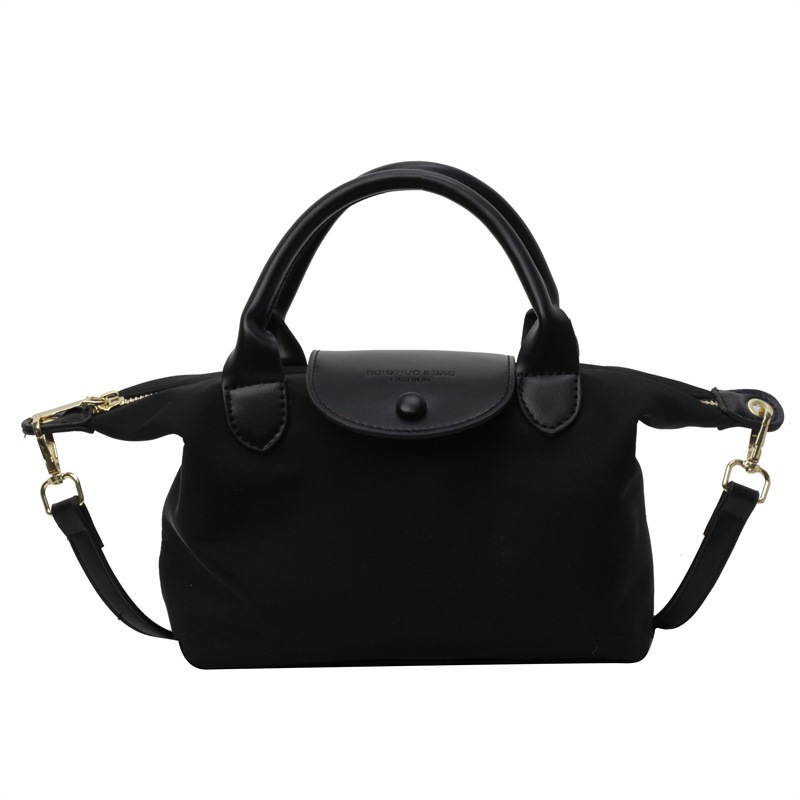 Designer 2025S casual high-end shoulder women new lightweight nylon cloth crossbody work commuting handbag dumpling bag