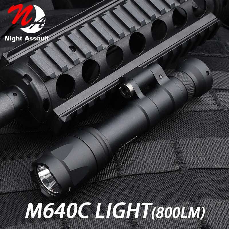 Airsoft M600 Tactical Flashlight Surir M640C M640 Reconnaissance GunXJ250328