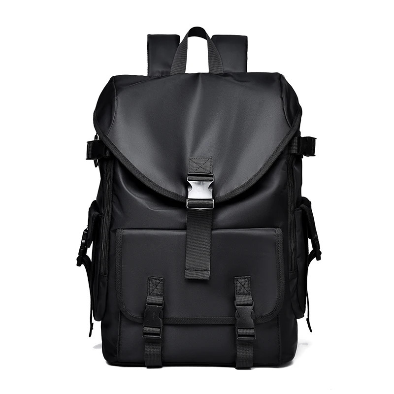 Men Nylon Waterproof Casual Laptop Backpack for Daily Use and Outdoor Large Capacity Multi - pocket Rucksack 250324