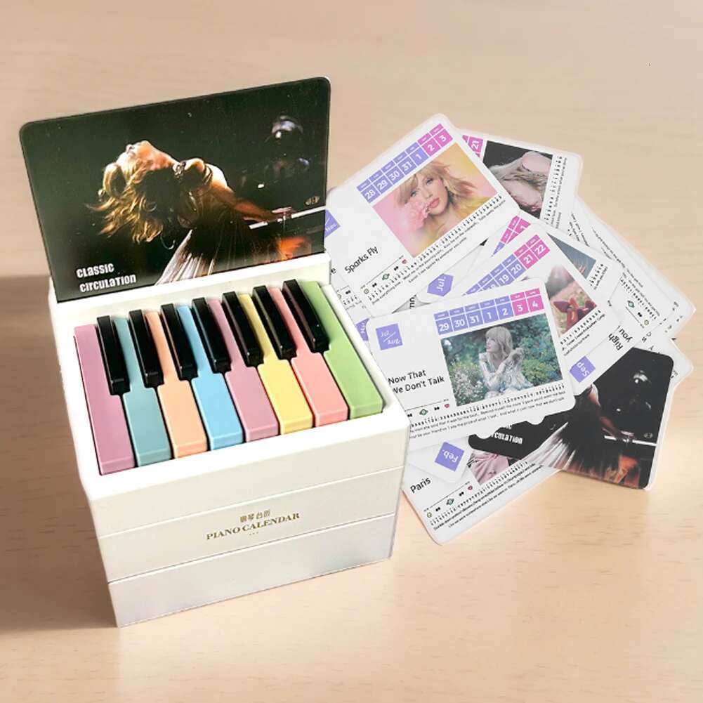Taylor Music Sheets Toy Desktop Peripheral Ornaments Desk Mini Piano Calendar Gift For Fans