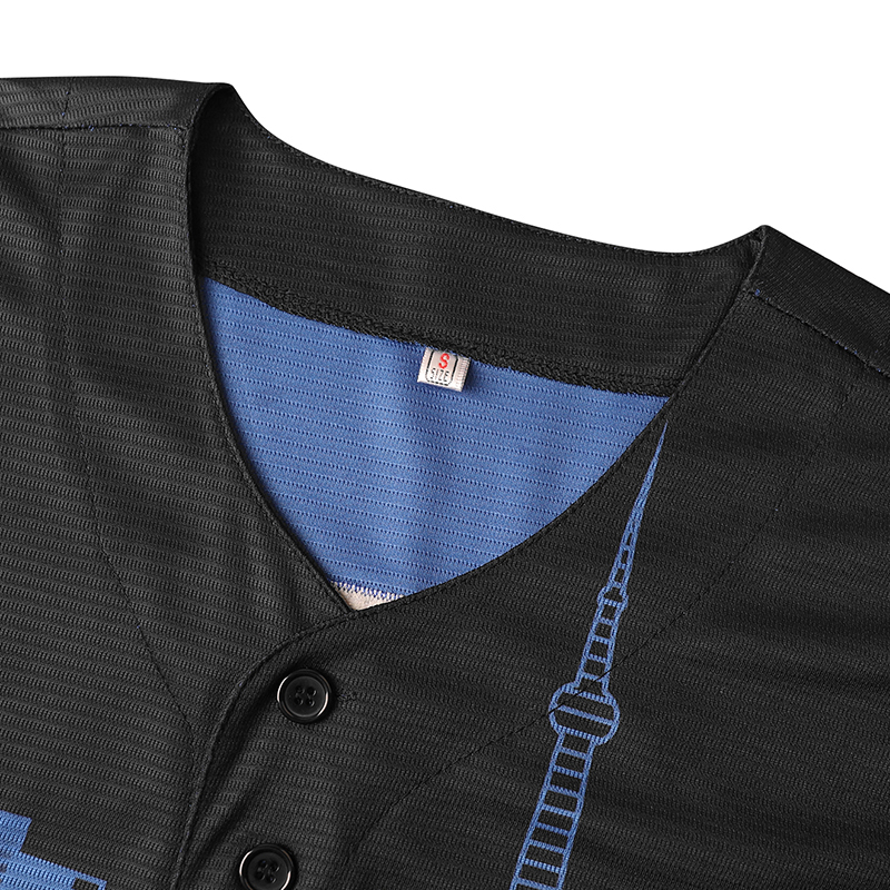 Stitched 27 Guerrero Jr. Baseball Jersey Embroidery Gimenez V Neck Short Sleeve Baseball Shirt Breathable Button-Up Sports Any Name Any Number