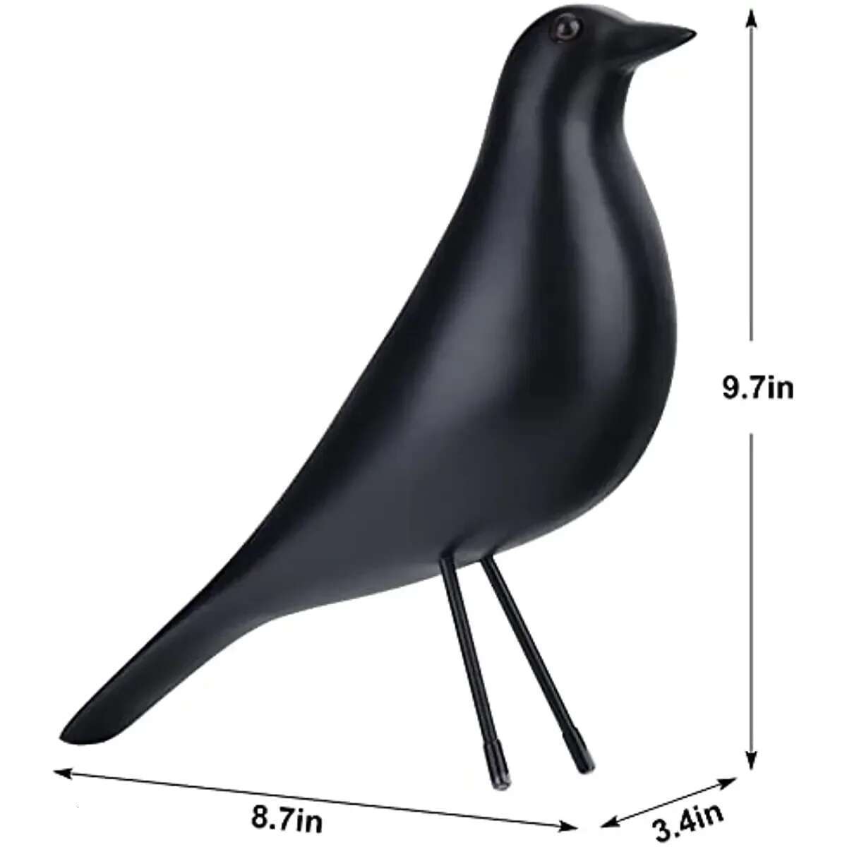 Figurine Resin Statue Sculpture Modern Minimalist Bird Decorative Ornaments For Living Room Bedroom Office Decor