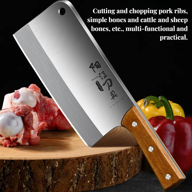 1pc Thickened Chopping Bone Specialized Knife Home Axe Knife Chopper knife Butcher Professional Commercial Knife 250327
