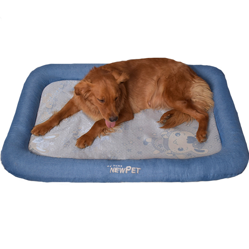 Dog house, summer cool mat, all season universal, removable and washable, large golden fur dog bed, pet supplies - view 4