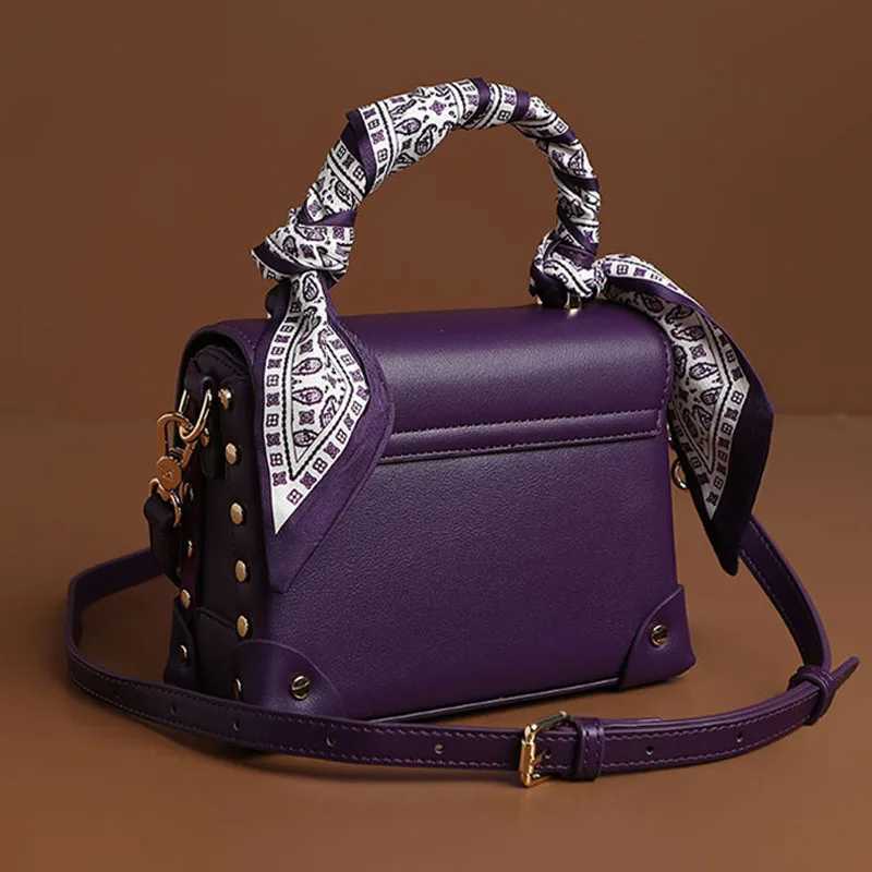 Top Quality Brand High Quality New Style Free Delivery Designer Bag Womens Genuine Leather 2024 New Fashionable And Retro Small Square Handbag Hand-he