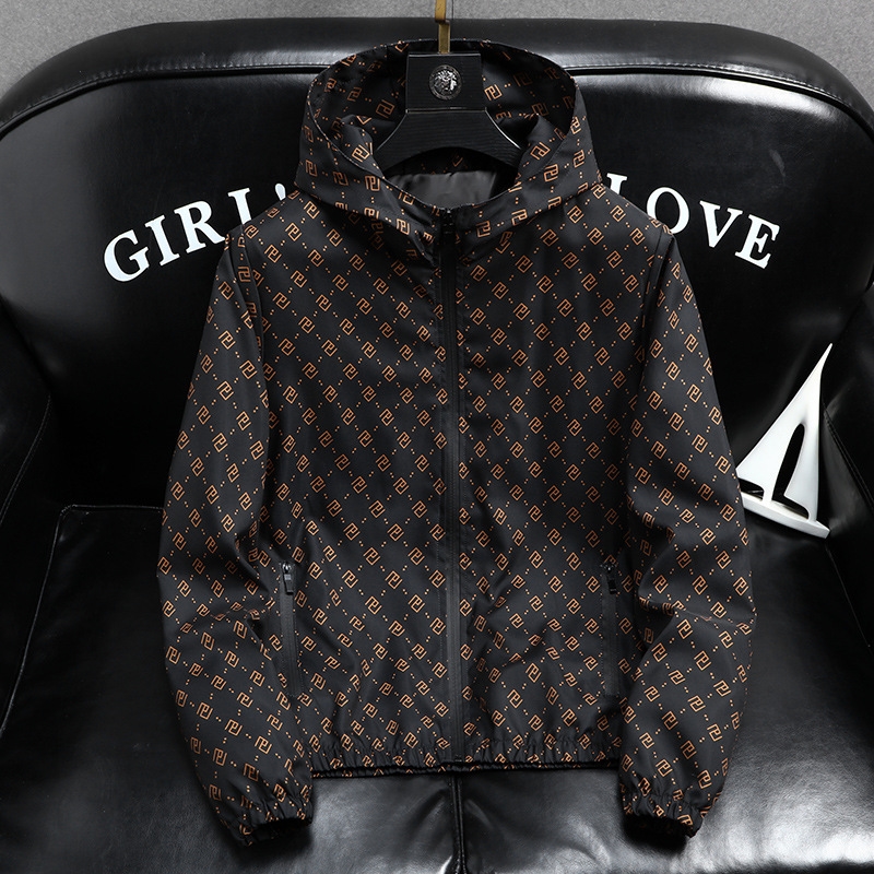 Designer clothing High Quality Outerwear Spring Coat Casual Men's Jacket Hooded large edition Fashion men
