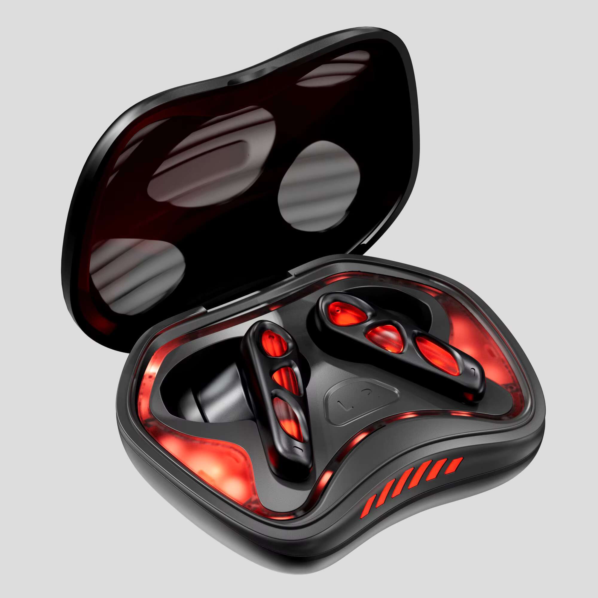 Super Cool Appearance Game Atmosphere Light ANC Noise Reduction Stylish Hollow Design Earbuds Tik Tok