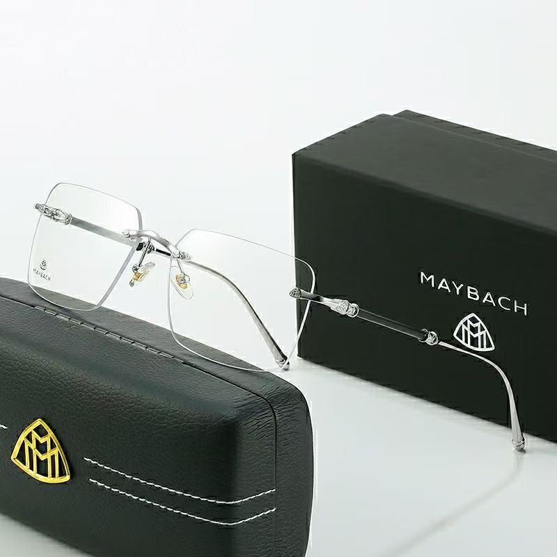 High quality silver sunglasses occhiali da sole maybach glasses classic green/blue/pink sunglasses