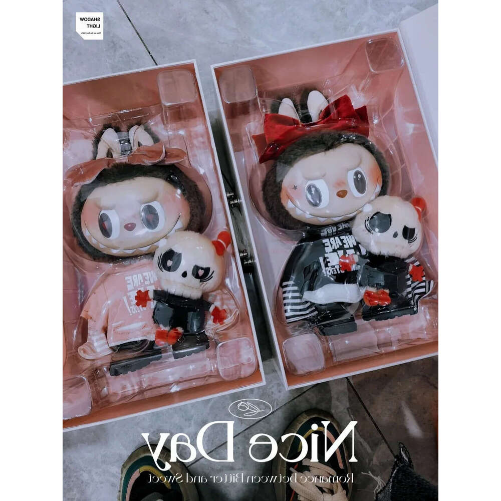 Original Mokoko Labubu The Monsters Catch If You Like Me Movable First Generation Third Kawaii Decoration Figurine Giftsthe 240711 6dae