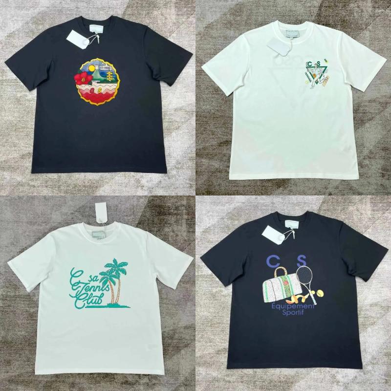 Men's T Shirts 25SS Version Sports Logo Printed Women Men Tees Hiphop Casual Tops Summer Shirt Oversized Loose Clothing