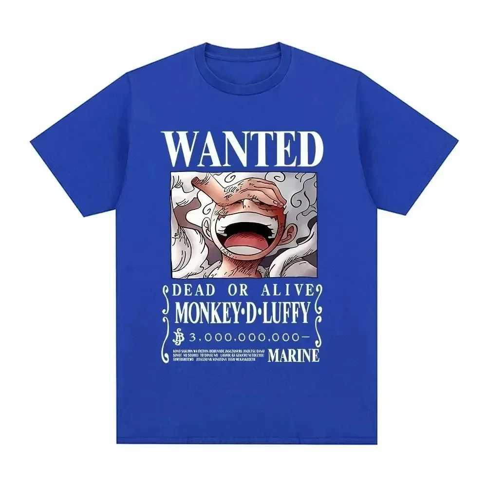 Luffy Gear 5 Mens T-shirt Japanese Anime One Piece Cartoon T-shirt Unisex Monkey D Luffy Harajuku Y2k Street Clothing Mens ClothingXJ250328