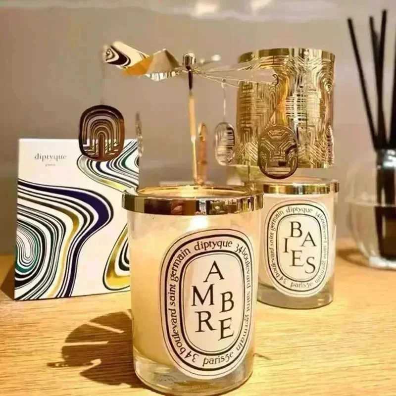 Diptyques Romantic Candle Transparent Fragrance Candle Lamp Gift High Quality Aromatherapy perfume Home Decoration Y250327